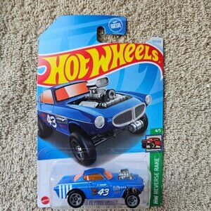 Collectable rare volvo gasser orange glass ERROR CAR